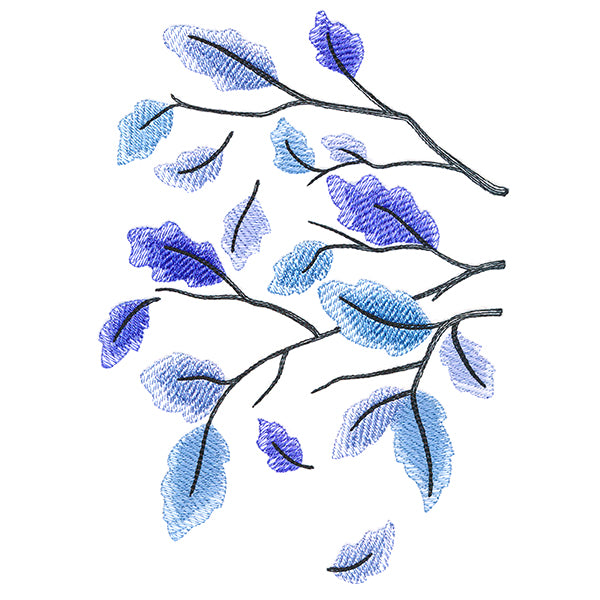 Frosty Winter Leaves