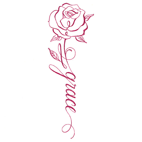 Calligraphy in Bloom - Grace