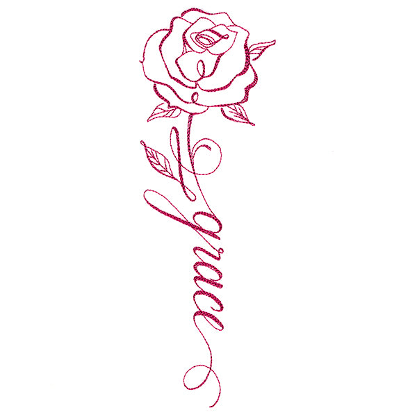 Calligraphy in Bloom - Grace