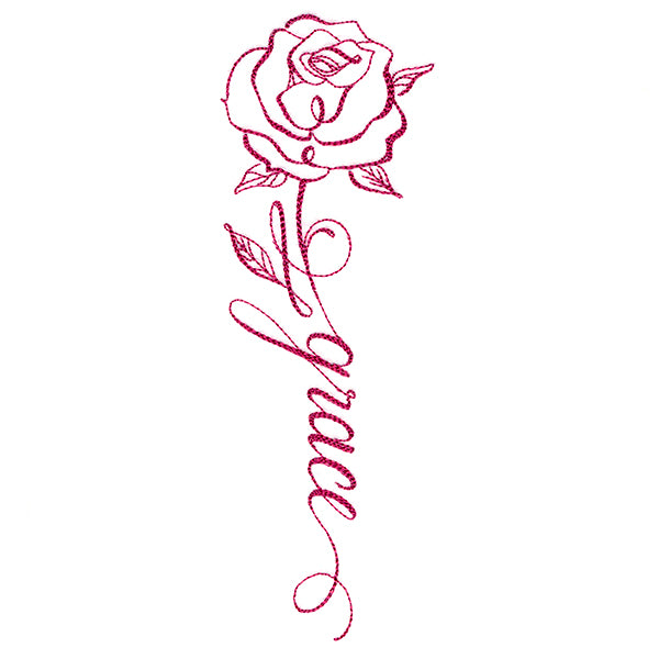 Calligraphy in Bloom - Grace