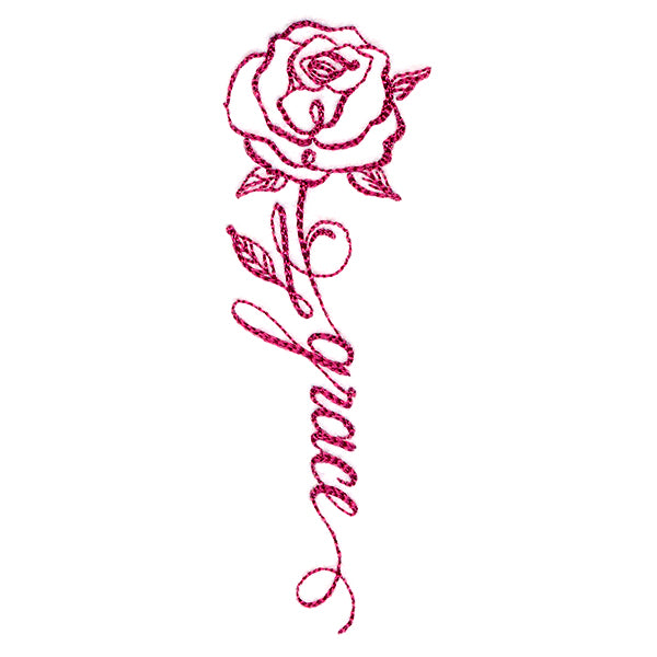 Calligraphy in Bloom - Grace