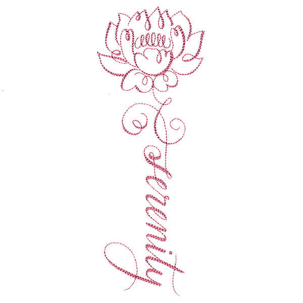 Calligraphy in Bloom - Serenity