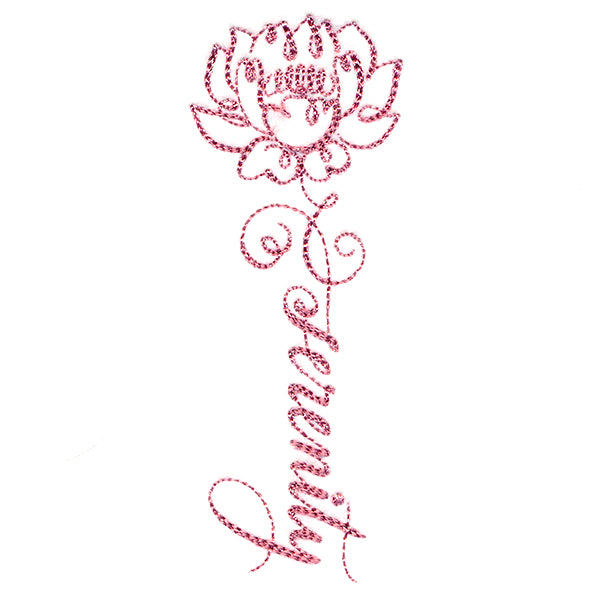 Calligraphy in Bloom - Serenity