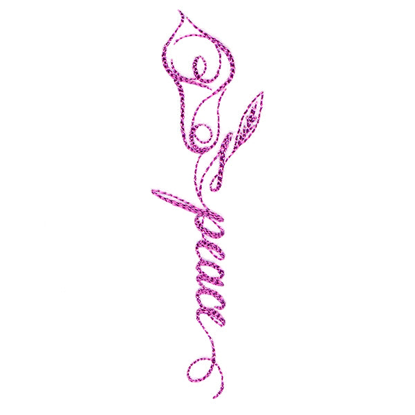Calligraphy in Bloom - Peace
