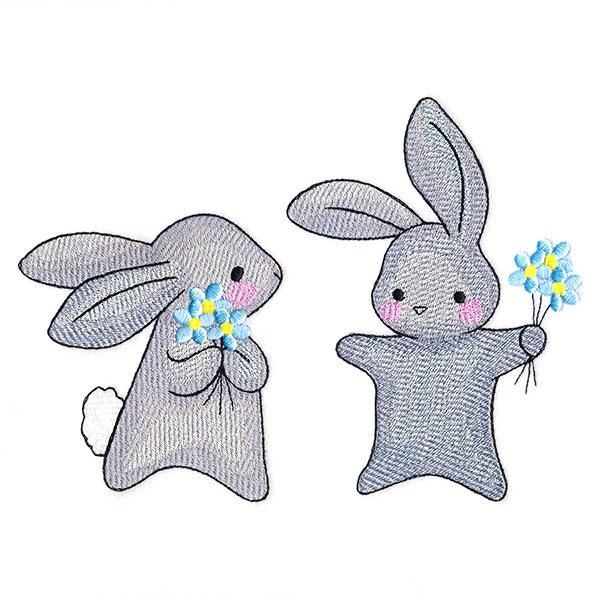 Sweet Aster Bunnies