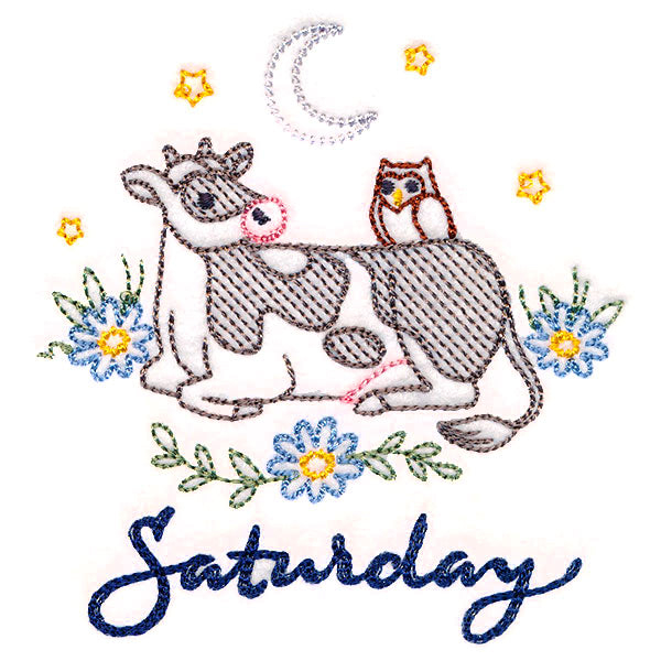 Charming Cow on Saturday (Vintage)