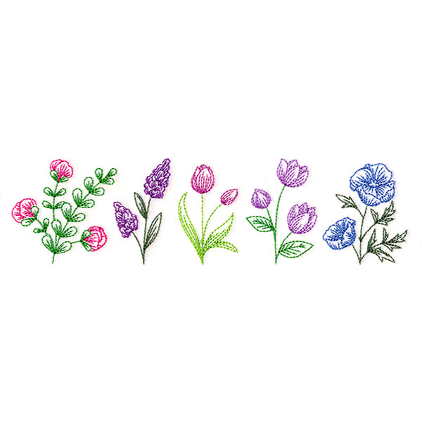 Dainty Wildflower Border 2