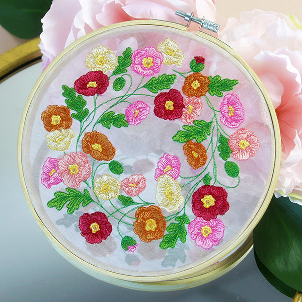 Pretty Poppies Wreath