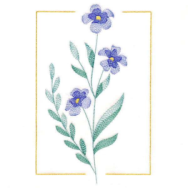 Dainty Blooms - Prairie Flax