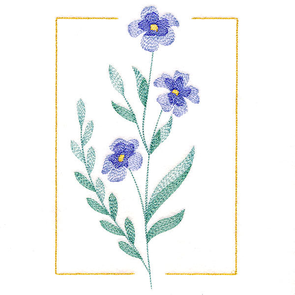 Dainty Blooms - Prairie Flax