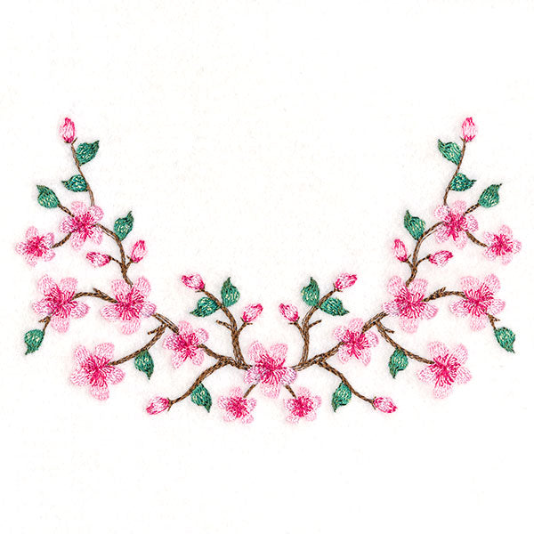 Delicate Apple Blossom Curve