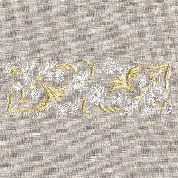 Shimmering Flourishes Border