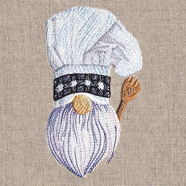 Baking Gnome with Fork