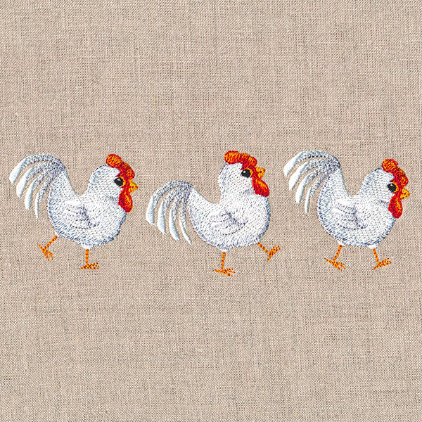 Sweet Country Chickens Border