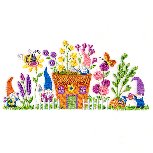 Spring Has Sprung Gnome Border