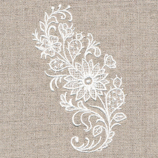Exquisite Southwestern Curve (Whitework)