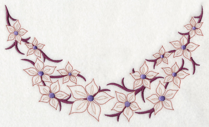 Blooming Blossoms Neckline (V-Neck)