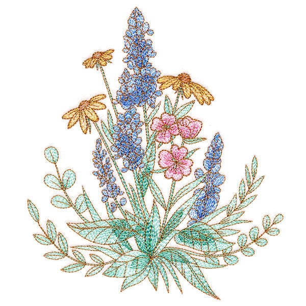 Glistening Bluebonnet Bouquet