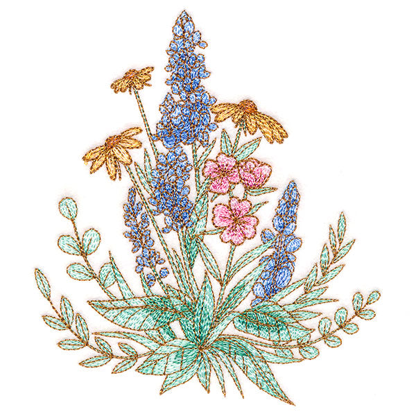 Glistening Bluebonnet Bouquet