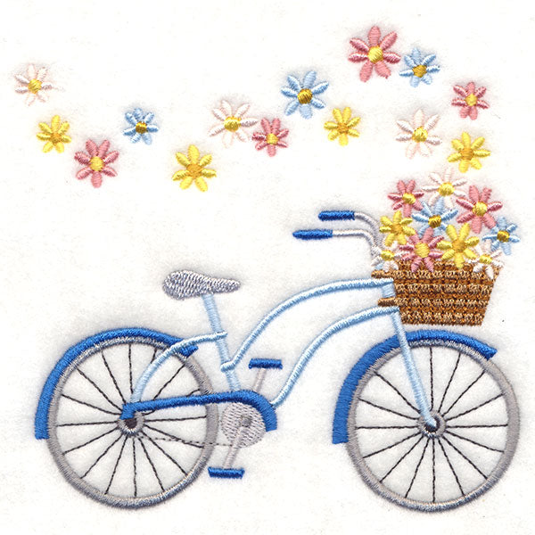 Breezy Floral Bicycle