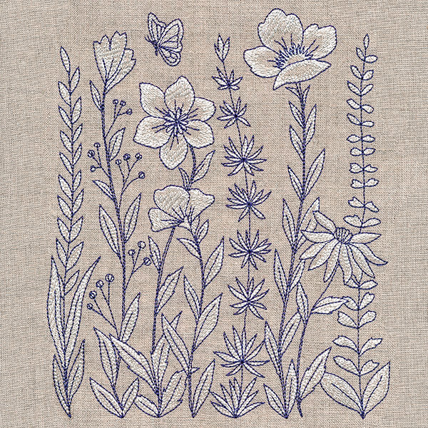 Sweet Blooms Tapestry Border