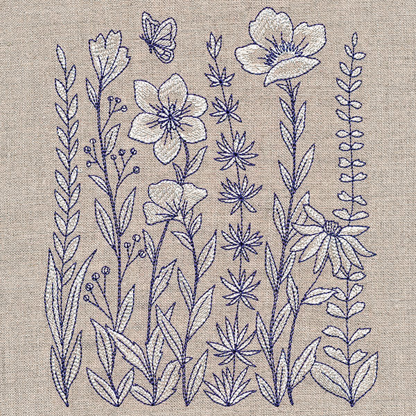 Sweet Blooms Tapestry Border