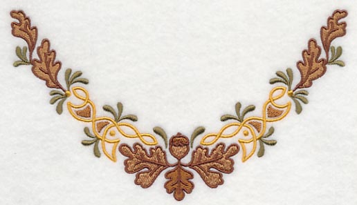 Celtic Oak Neckline (V-Neck)