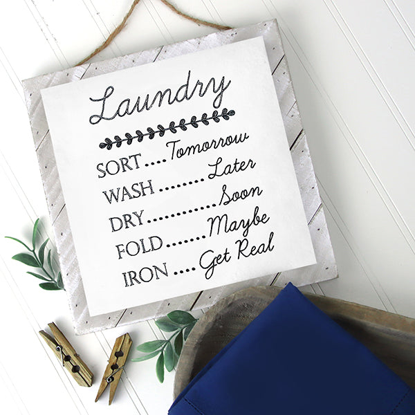 Homemaker's Sassy Laundry Schedule