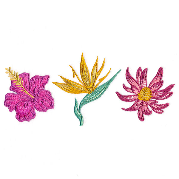 Tropical Blooms Trio