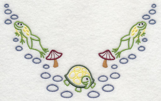 Frog and Turtle Neckline (V-Neck)