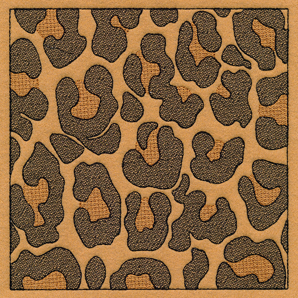 Wildlife Leopard Square