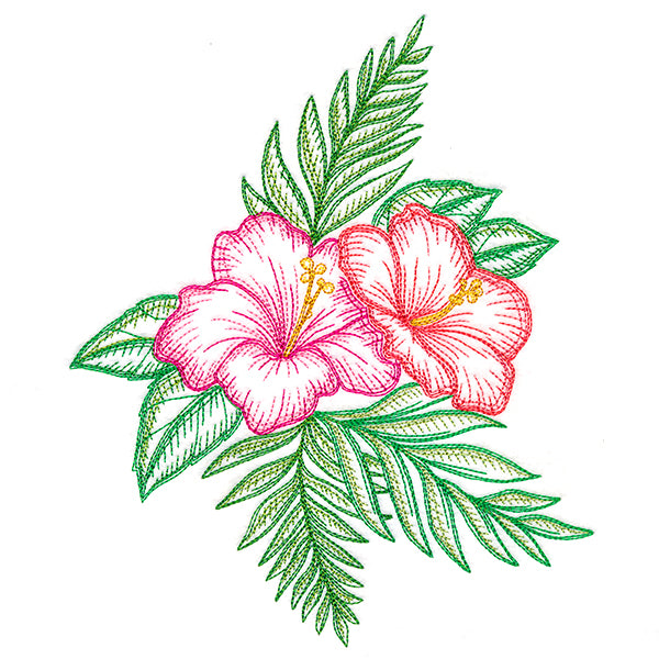 Tropical Hibiscus Bouquet