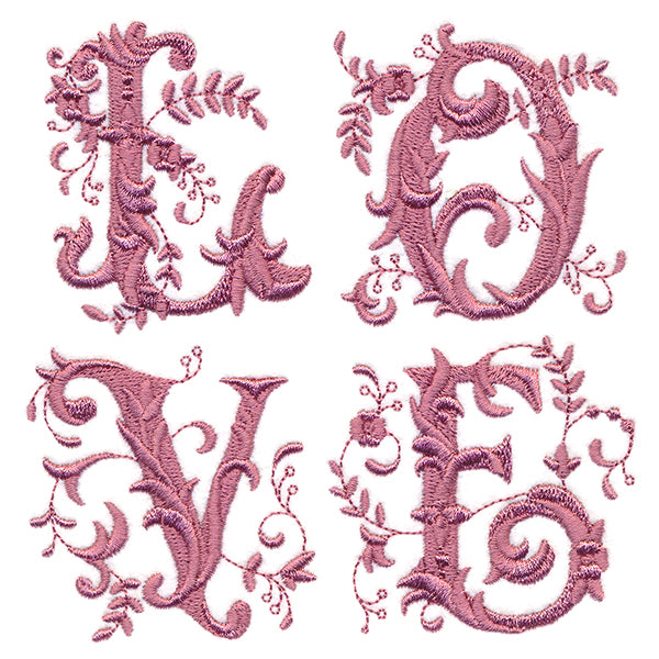 Victorian Love with Flowers