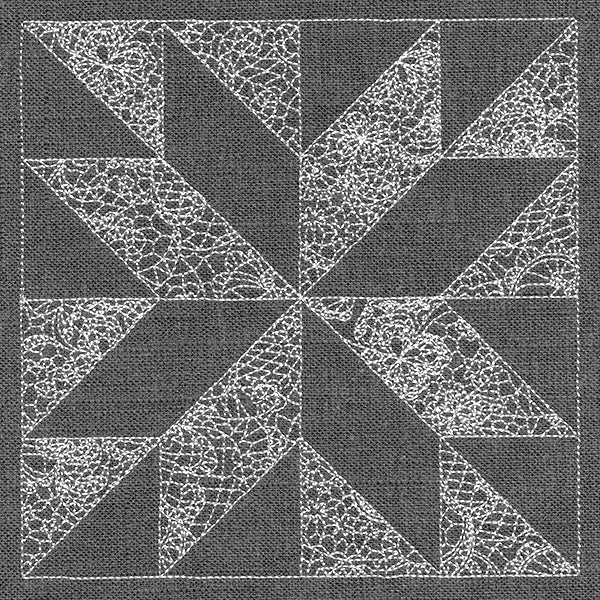 Delicate Eight-Point Star