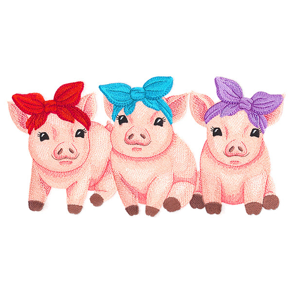 Sweet Piglet Trio