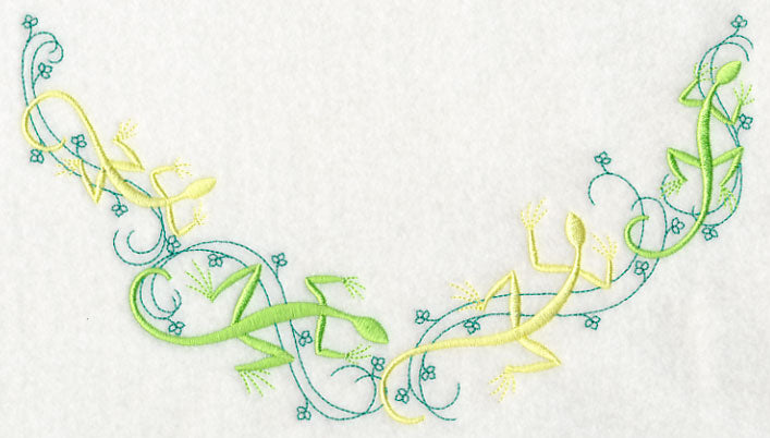 Leaping Lizards Neckline (V-Neck)