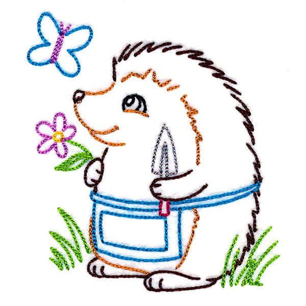 Backyard Friends - Hedgehog (Vintage)