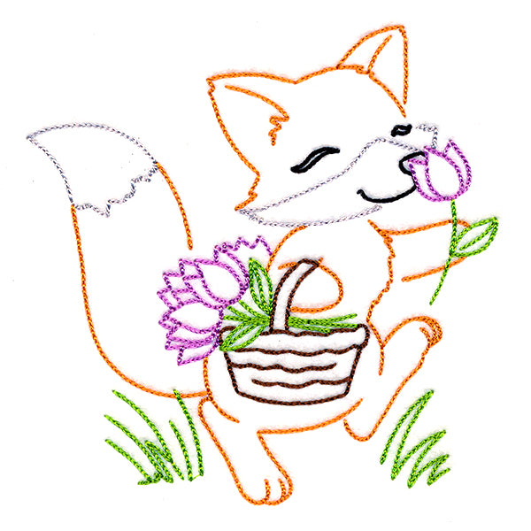 Backyard Friends - Fox (Vintage)