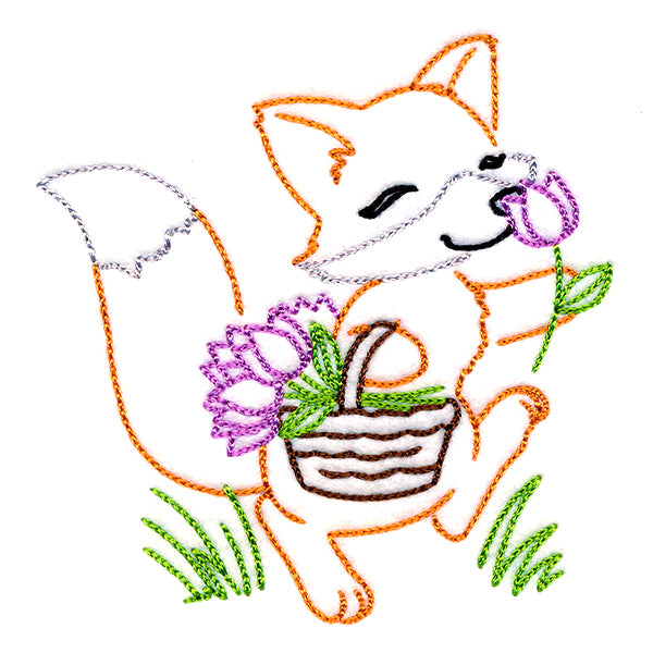 Backyard Friends - Fox (Vintage)