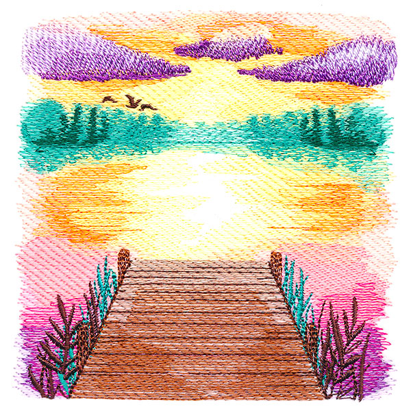 Sunset Dreams on the Lake