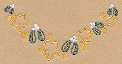 Merry Mistletoe Neckline (V-Neck)