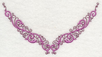 Ornate Swirls Neckline (V-Neck)