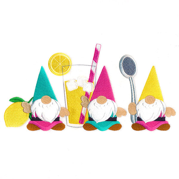 Lemonade Loving Gnomes Trio