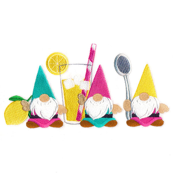 Lemonade Loving Gnomes Trio