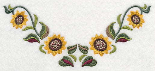 Sunflowers Neckline (V-Neck)