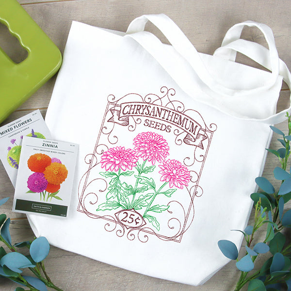 Chrysanthemum Seed Packet