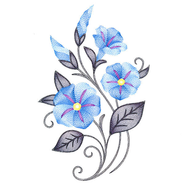 Flourishing Bouquet - Morning Glories