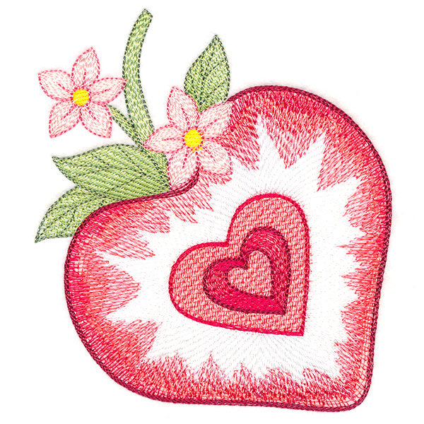 Berry Sweet Strawberry Heart