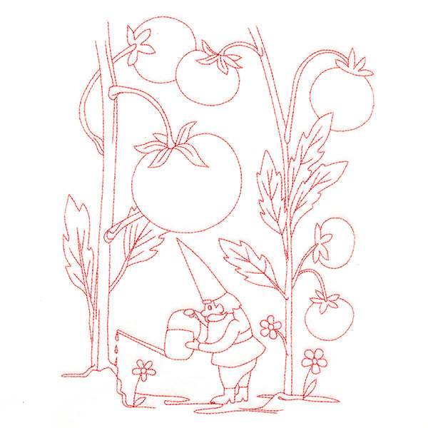 Vegetable Patch Garden Gnomes - Tomatoes