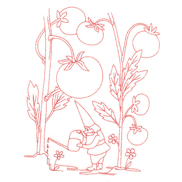 Vegetable Patch Garden Gnomes - Tomatoes